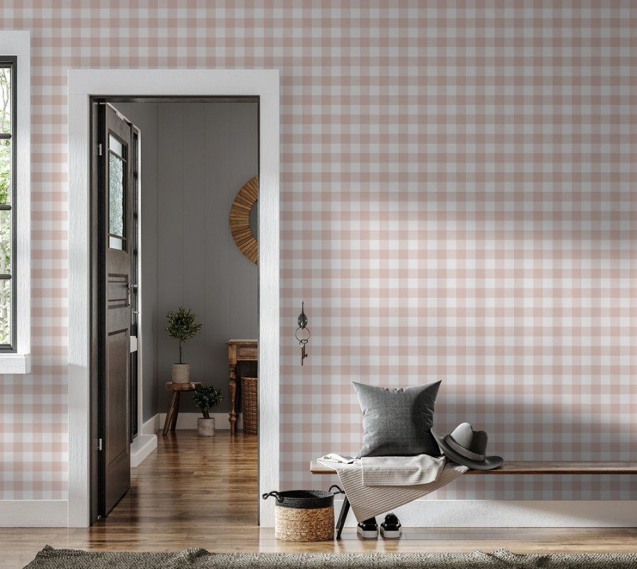 Picture of Fargesammensetning Checkered Dusty Pink - 1031901-07 - 04803-01